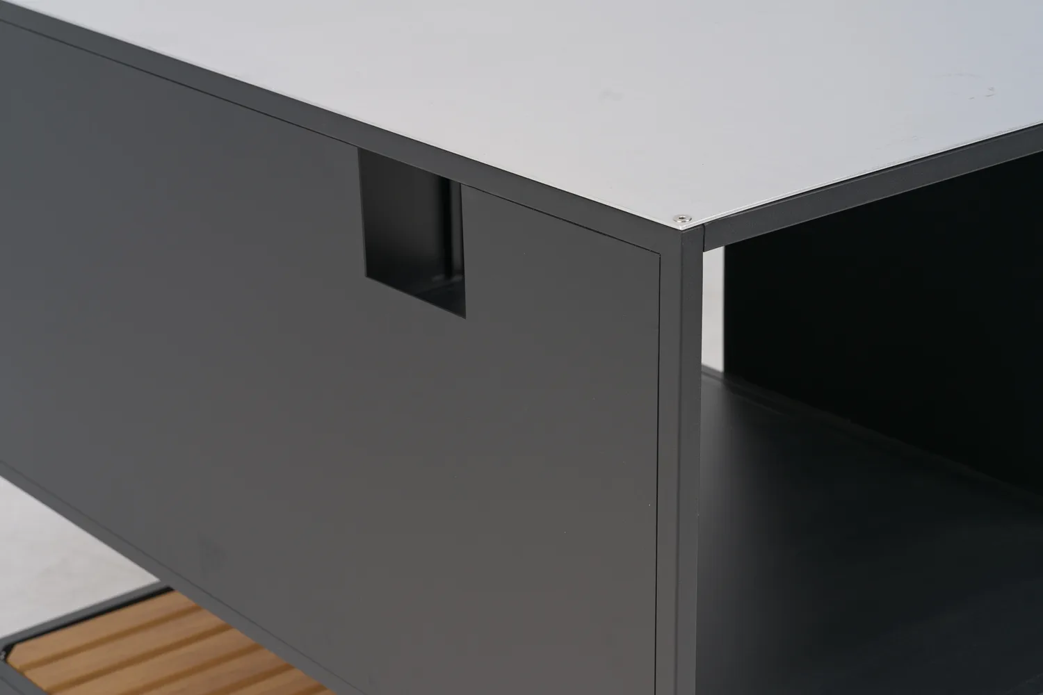 Prep Außenküche Unterschrank 110x90x70 cm, Schwarz Brafab