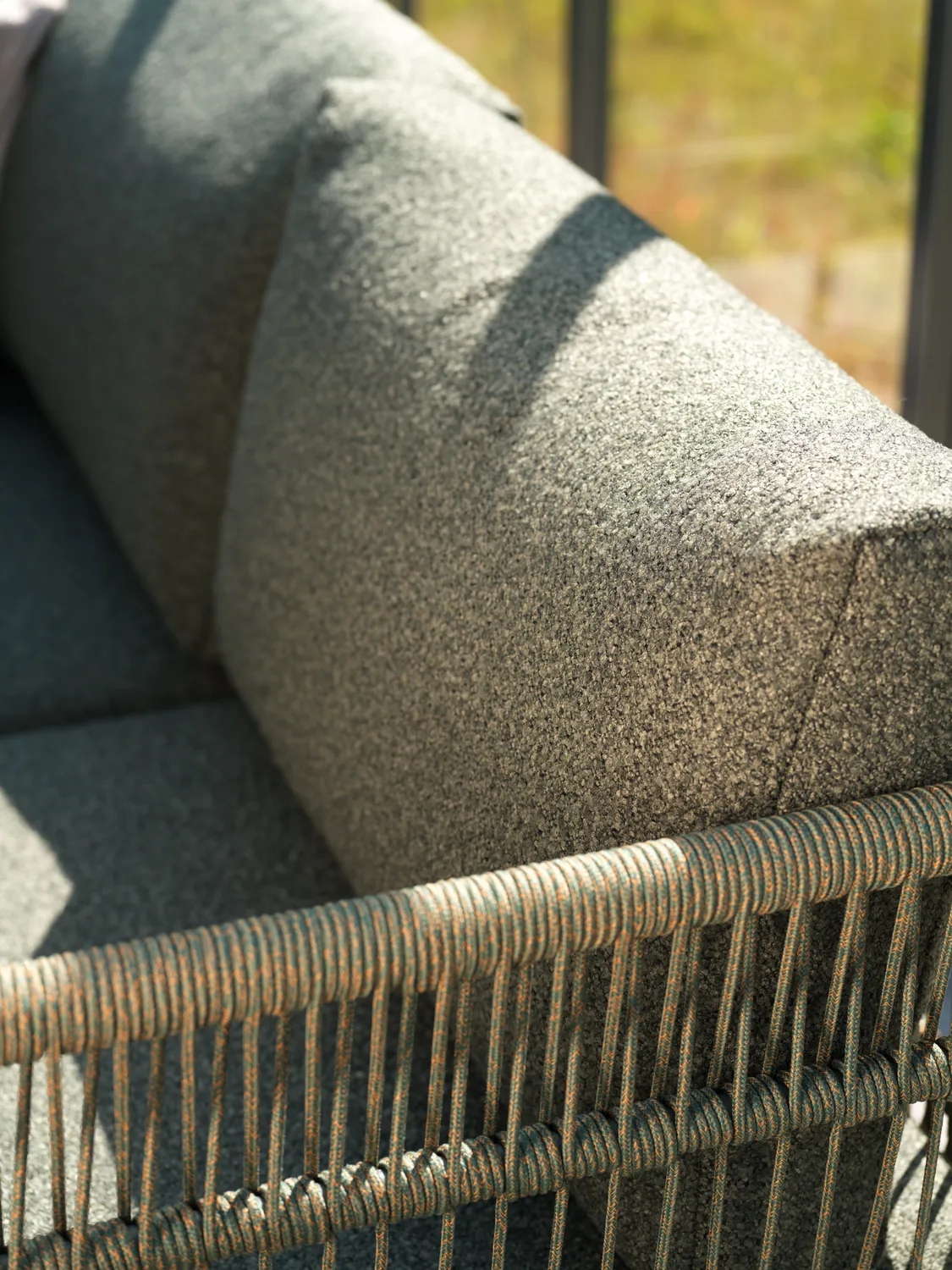 Reno Modulsofa, Nordic green-raw avocado, Ecke Brafab