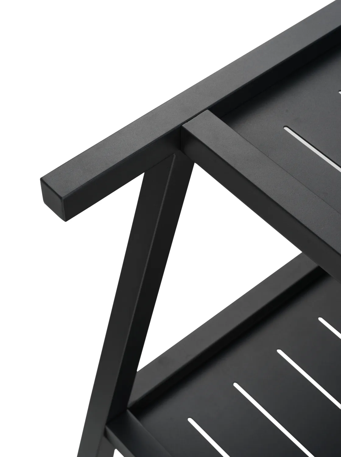 Samvaro Servierwagen 86x49x69 cm, Schwarz Brafab