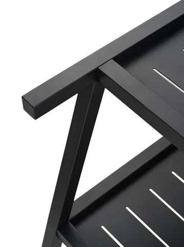 Samvaro Servierwagen 86x49x69 cm - Schwarz - Brafab