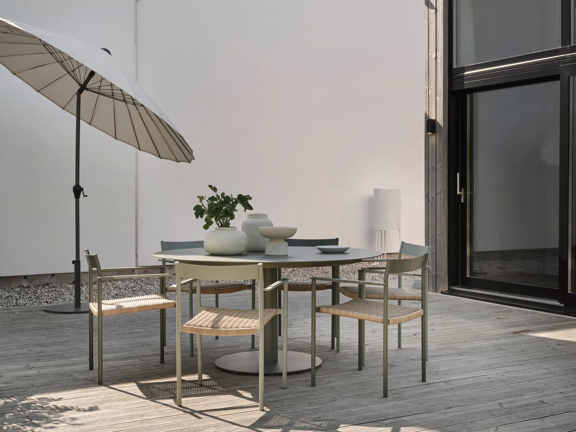 Shanghai Sonnenschirm, Grey-lemon Brafab