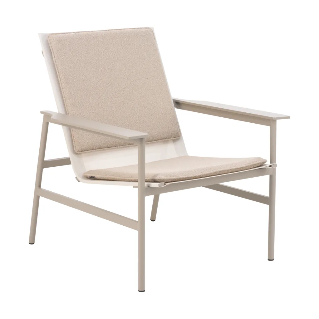 Soro Lounge­sessel, Khaki-teddy beige Brafab