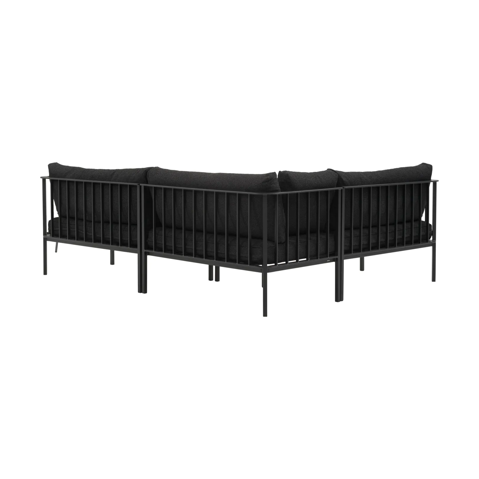 Upper Ecksofa, Schwarz-teddy black Brafab