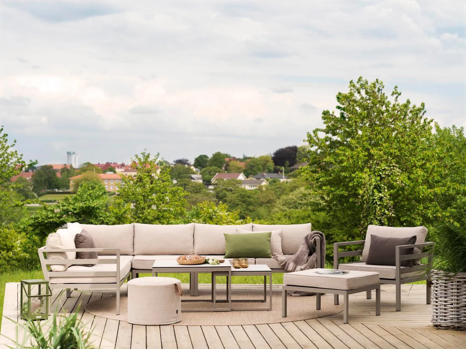 Weldon Ecksofa, Khaki-sand Brafab