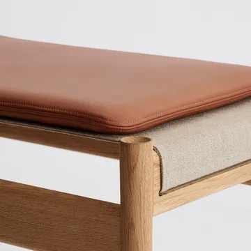 HB Kissen 33x53x3,5 cm - Spectrum Leder Brandy - Brdr. Krüger