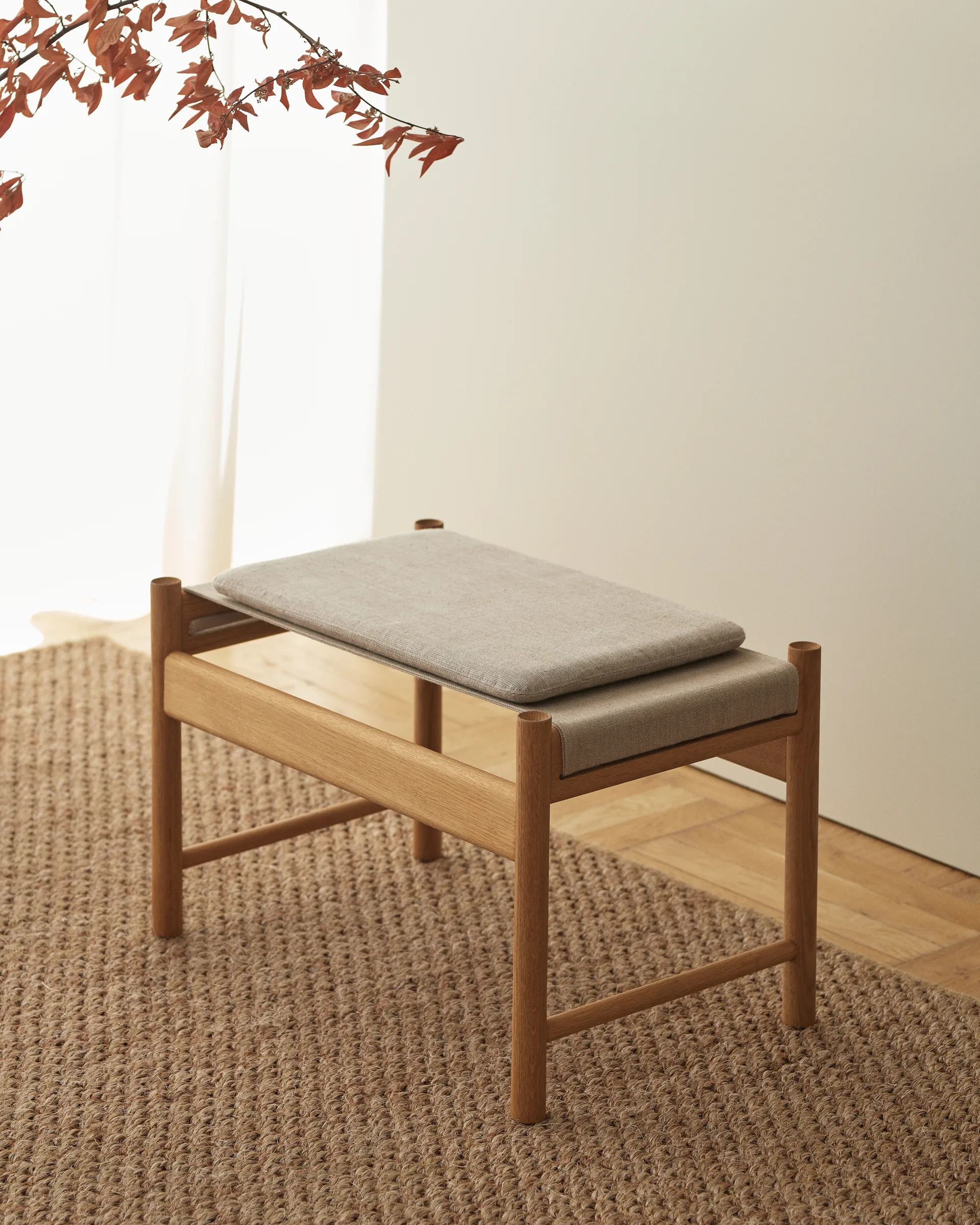 HB Kissen 35x60cm, Canvas natur Brdr. Krüger