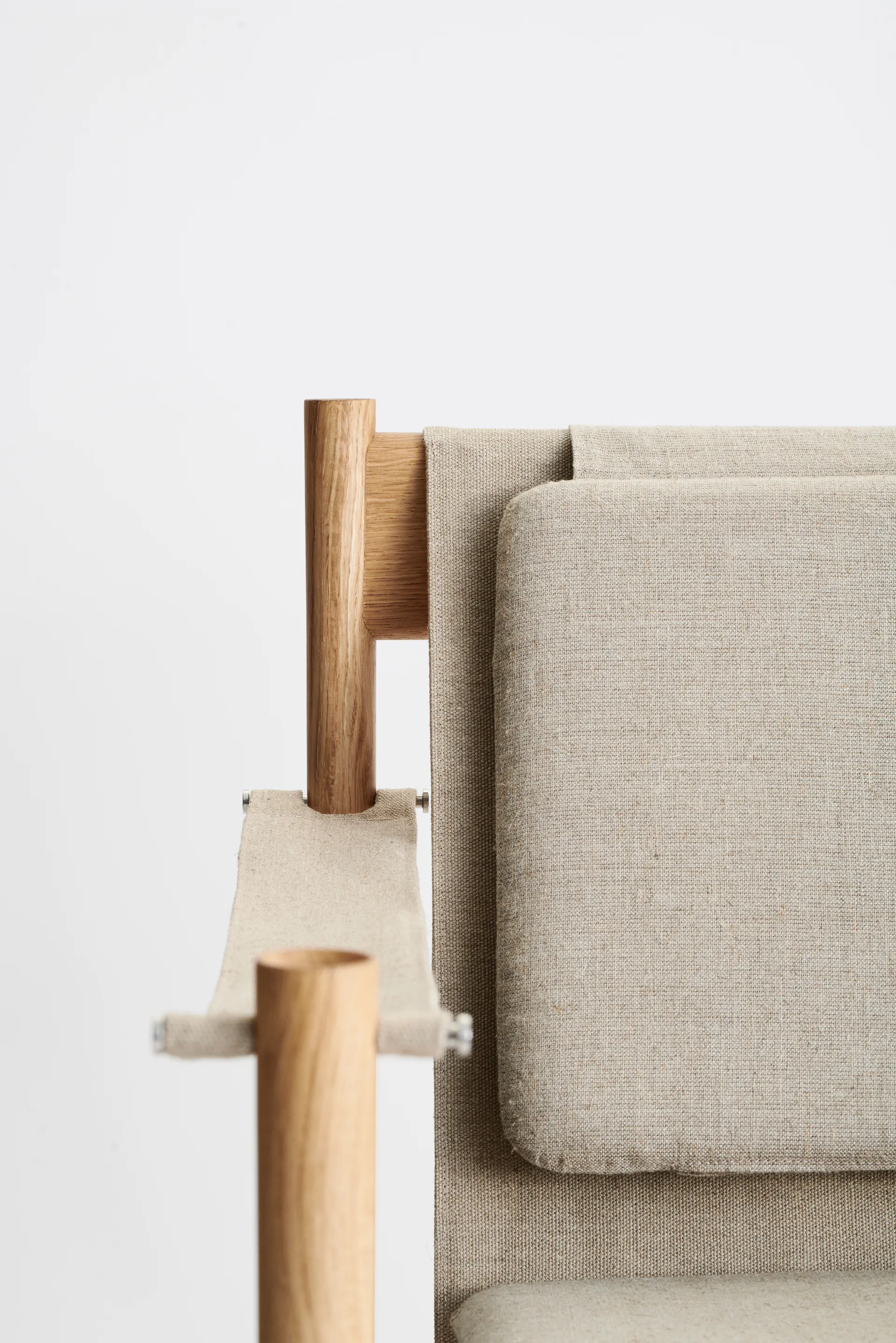 HB Loungestuhl, Eiche geölt-Canvas natur Brdr. Krüger