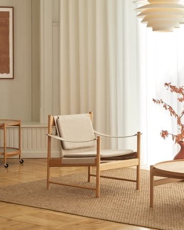 HB Loungestuhl - Eiche geölt-Canvas natur - Brdr. Krüger