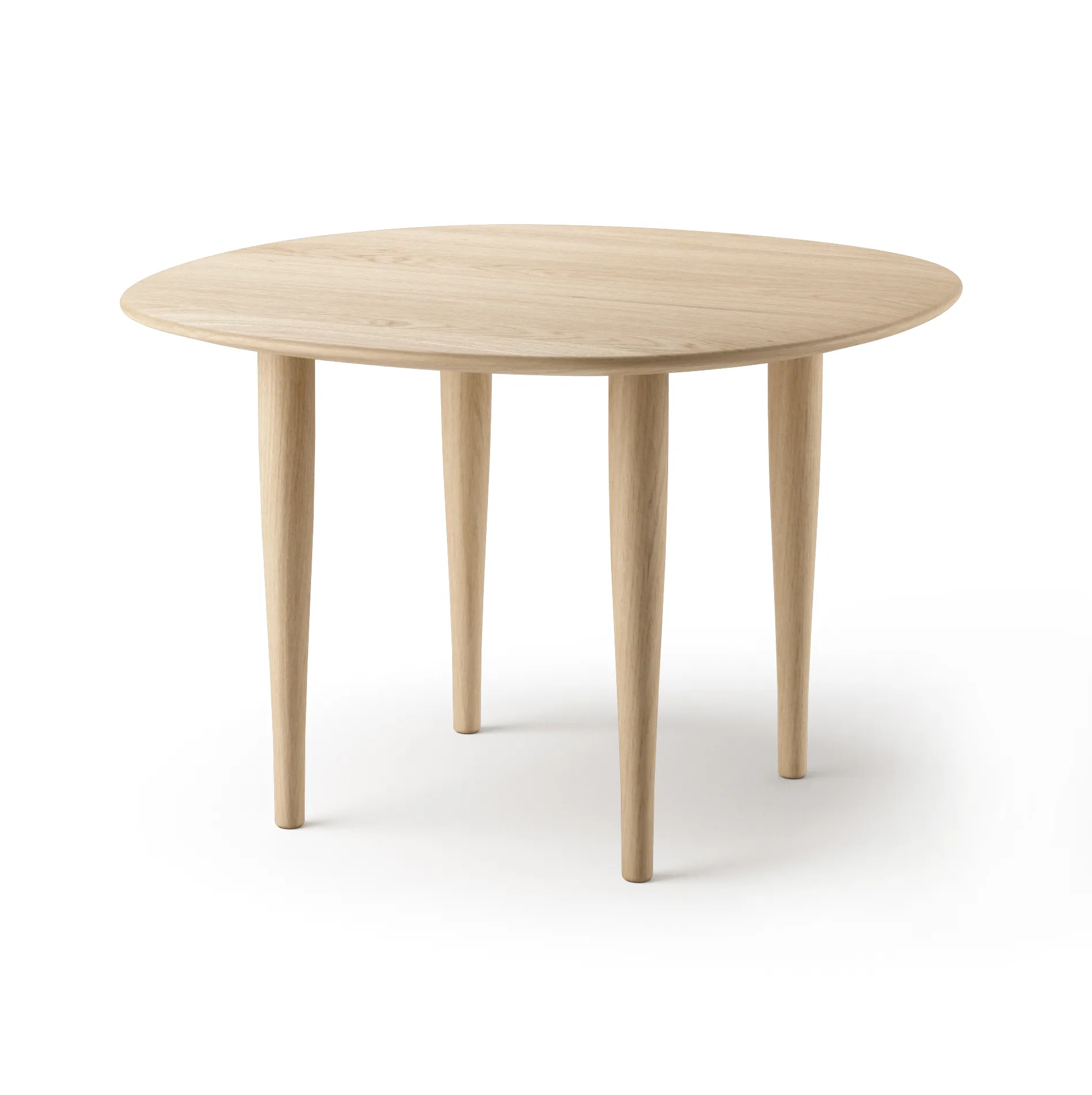 Jari Beistelltisch Ø60cm, Eiche geölt Brdr. Krüger