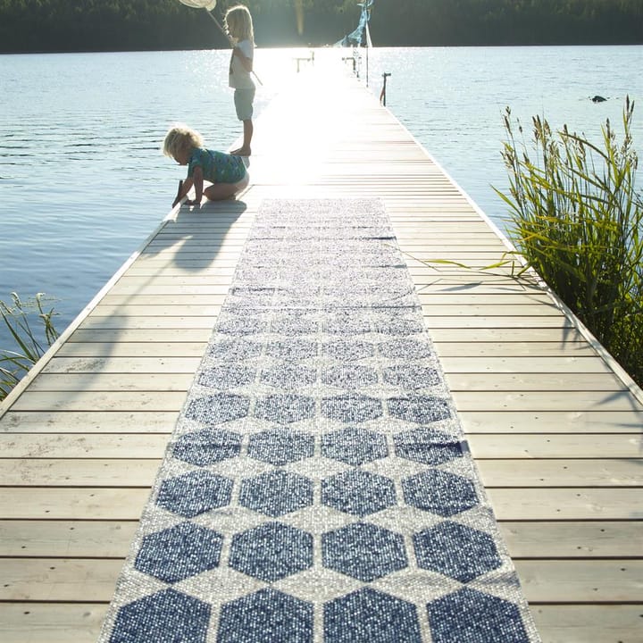 Anna blauer Teppich, 70 x 200cm Brita Sweden