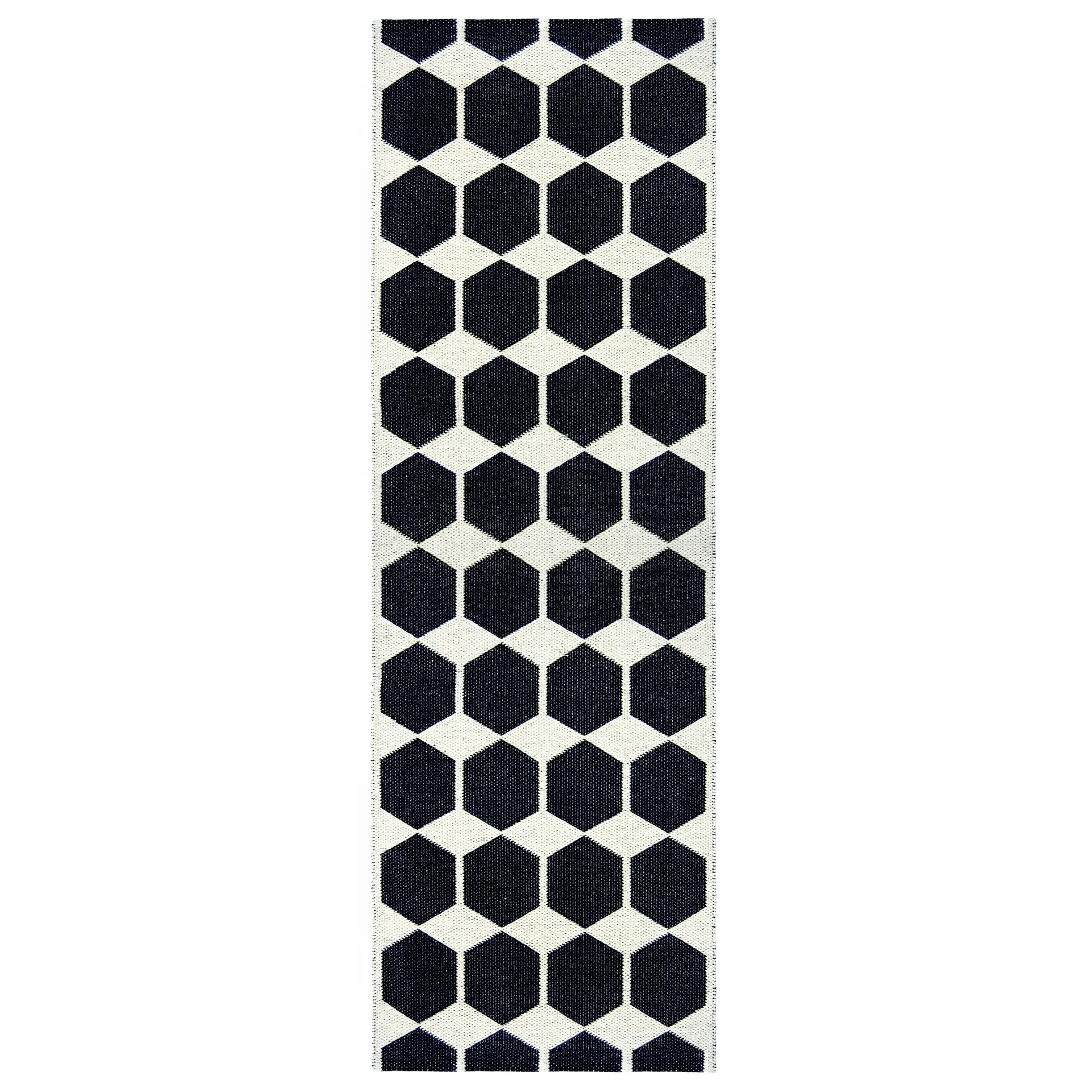 Anna schwarzer Teppich, 70x140 cm Brita Sweden