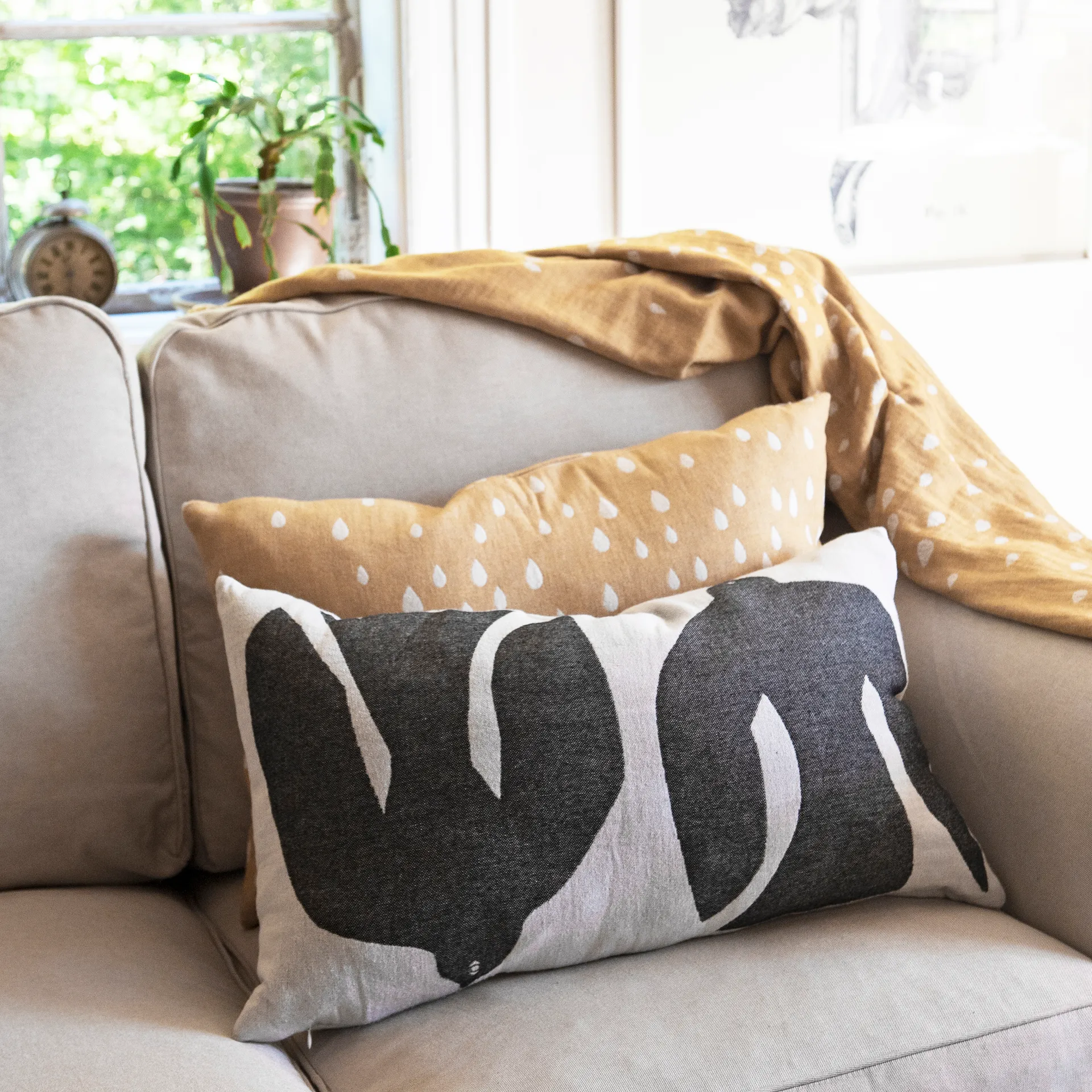 Early bird Kissenbezug 40 x 60cm, Beluga Brita Sweden