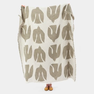 Early bird Wolldecke 130 x 170cm - Olive - Brita Sweden