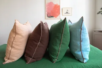 Evy Kissenbezug - Brown, 50x50 cm - Brita Sweden