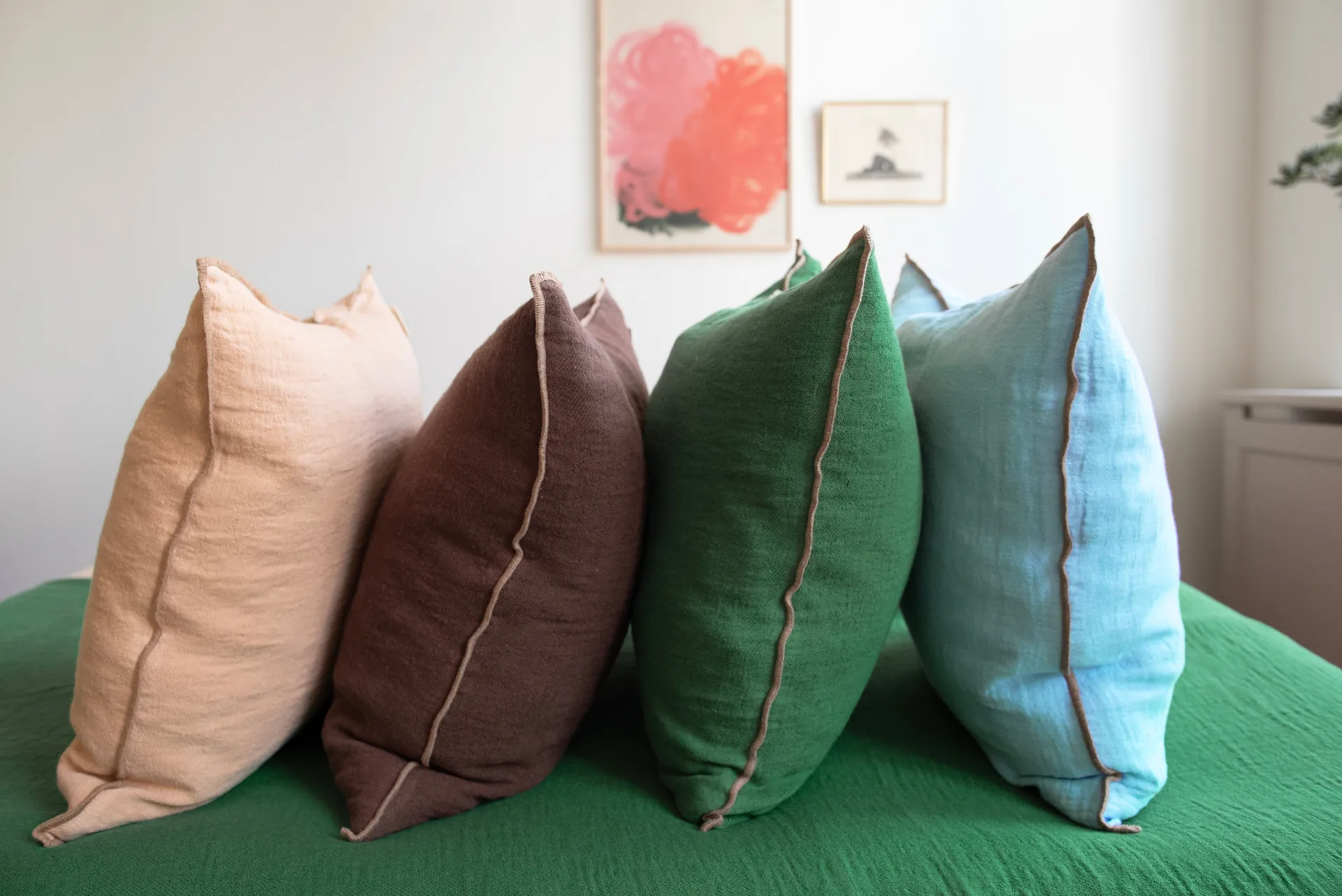 Evy Kissenbezug, Light blue, 50x50 cm Brita Sweden