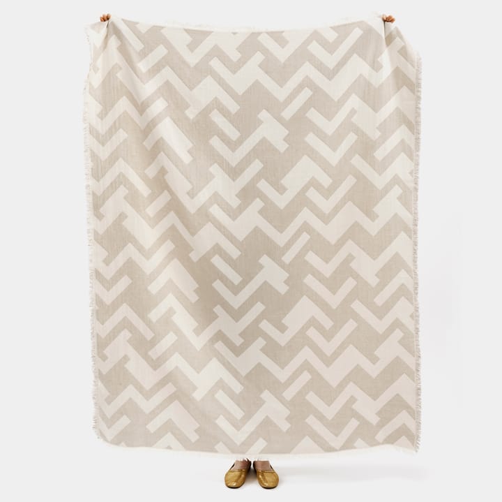 Florens Baumwolldecke, Greige (beige) Brita Sweden
