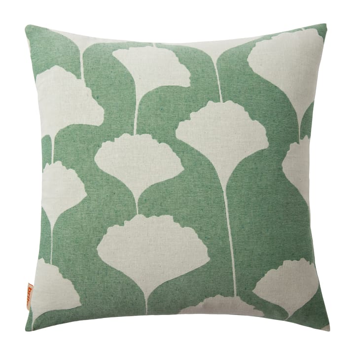 Ginko Kissenbezug 50 x 50cm, Grün-weiß (Emerald) Brita Sweden