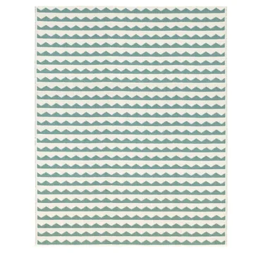 Gittan großer Teppich aqua - 150 x 200cm - Brita Sweden
