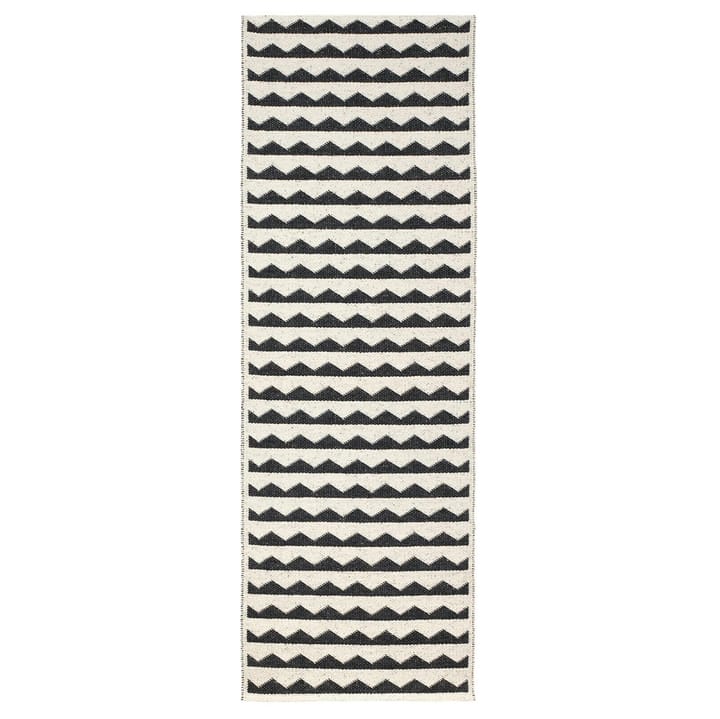 Gittan schwarzer Teppich - 70x150 cm - Brita Sweden