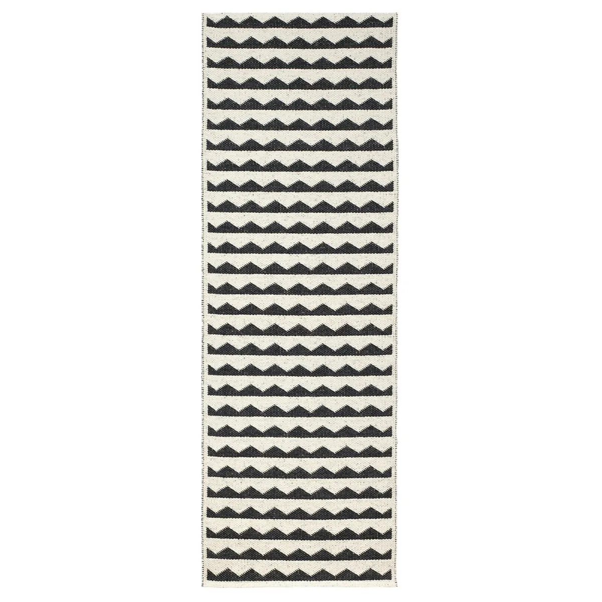 Brita Sweden Gittan schwarzer Teppich 70x150 cm