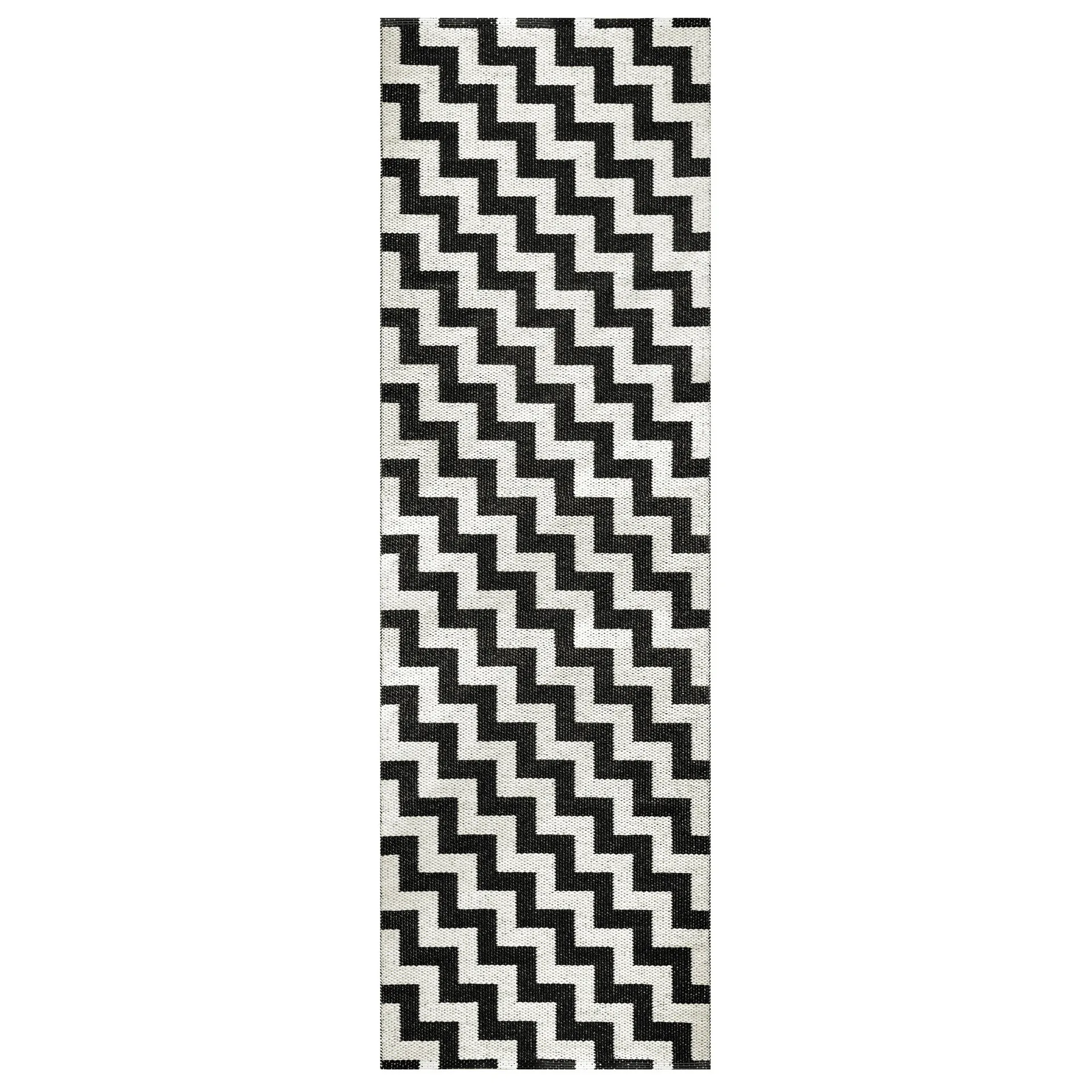 Gunnel schwarzer Teppich, 70 x 100 cm Brita Sweden