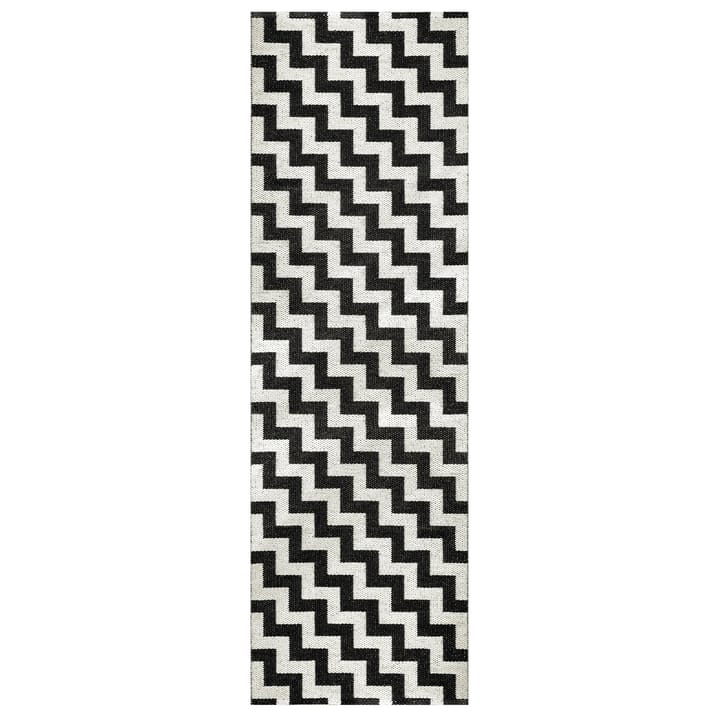 Gunnel schwarzer Teppich - 70 x 200 cm - Brita Sweden