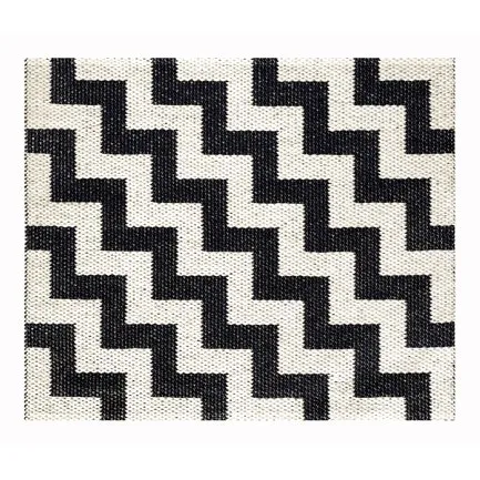 Gunnel schwarzer Teppich, 70 x 200 cm Brita Sweden