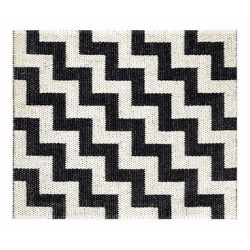 Gunnel schwarzer Teppich - 70 x 200 cm - Brita Sweden