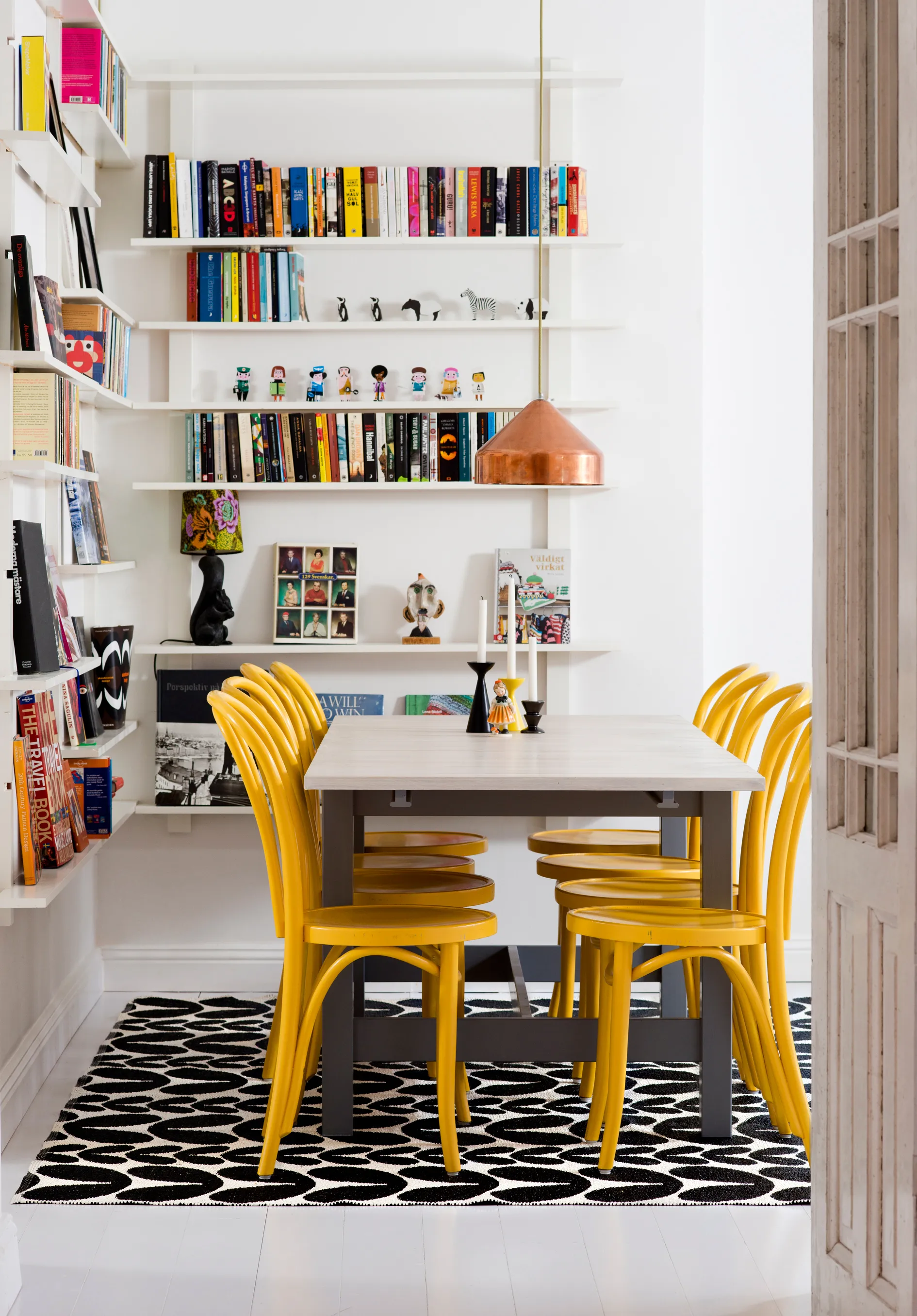 Karin schwarzer Teppich, 70x150 cm Brita Sweden