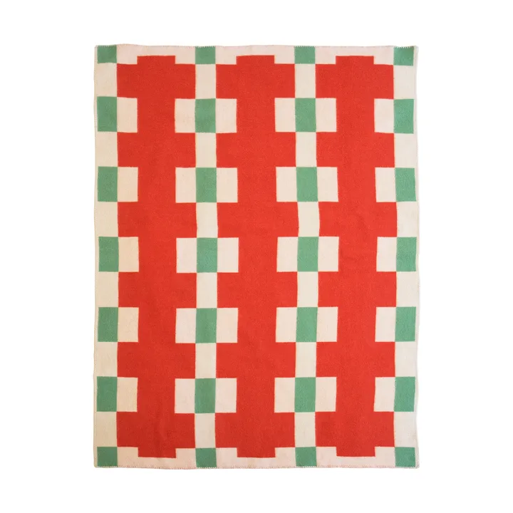 Marta Decke - Red, 180x130 cm - Brita Sweden