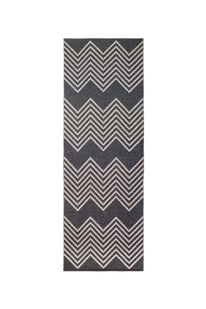 Mini Kunststoffteppich 70 x 150cm - Beluga (schwarz/grau) - Brita Sweden