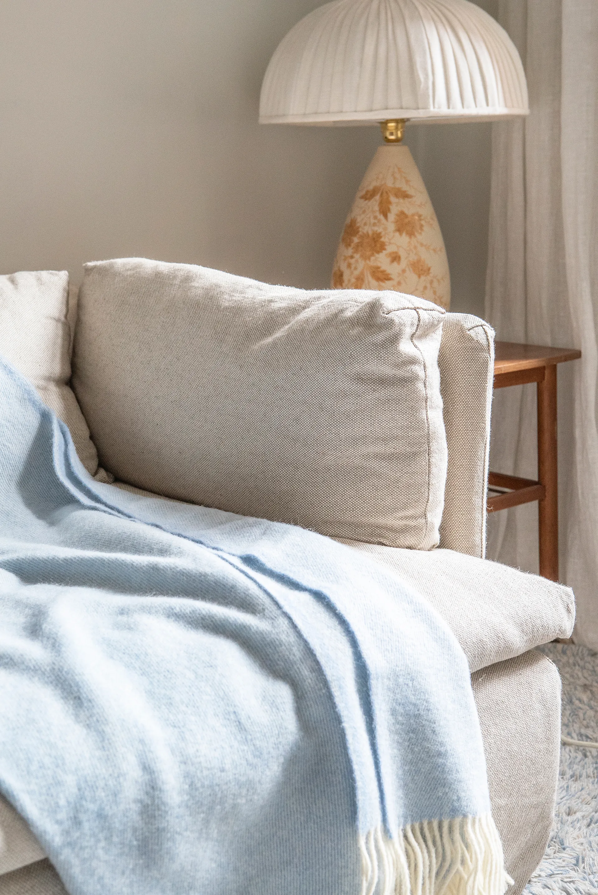 Mono Wolldecke 170x130 cm, Mist Brita Sweden