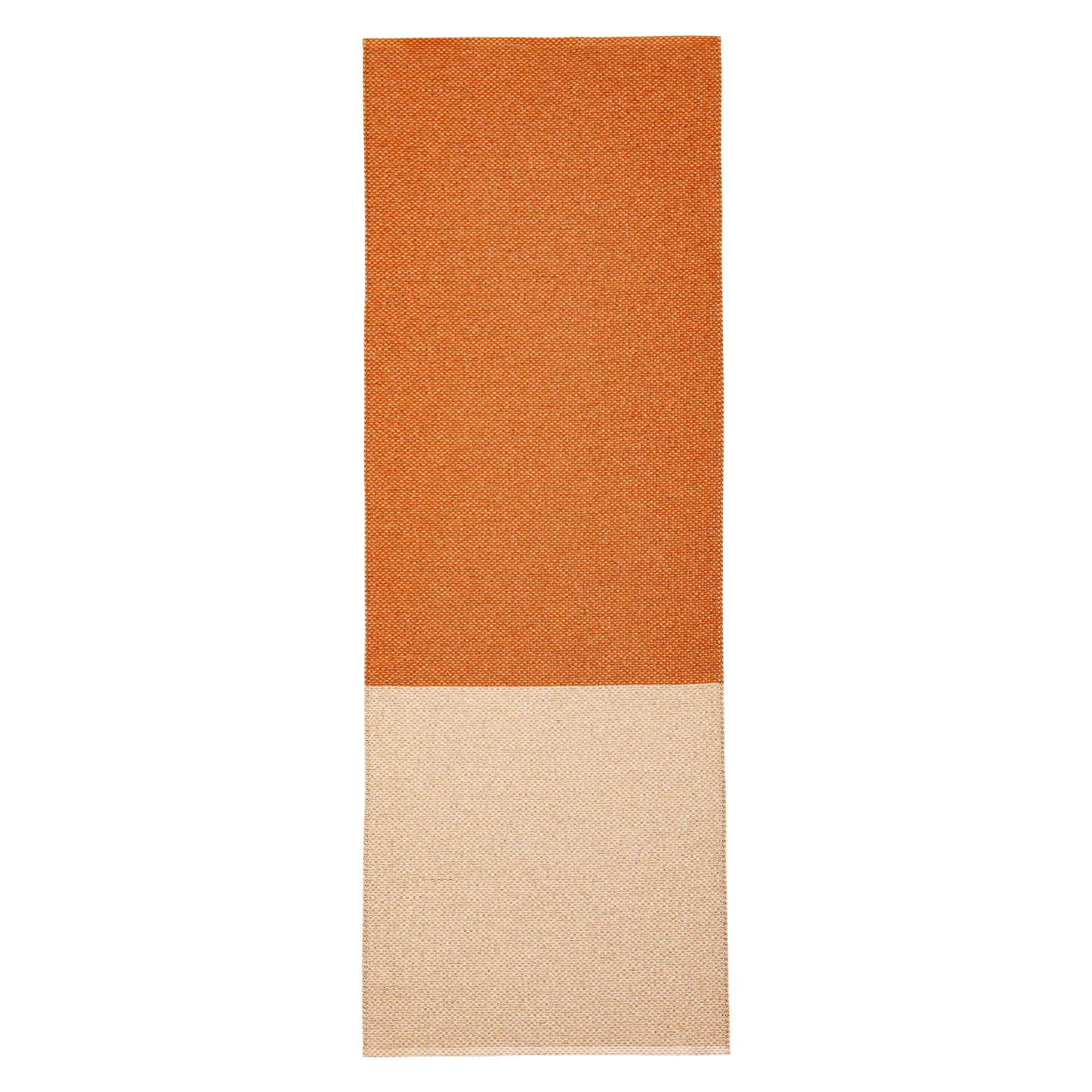 Moor Teppich cream (Cremeweiß-Terrakotta), 70 x 200cm Brita Sweden
