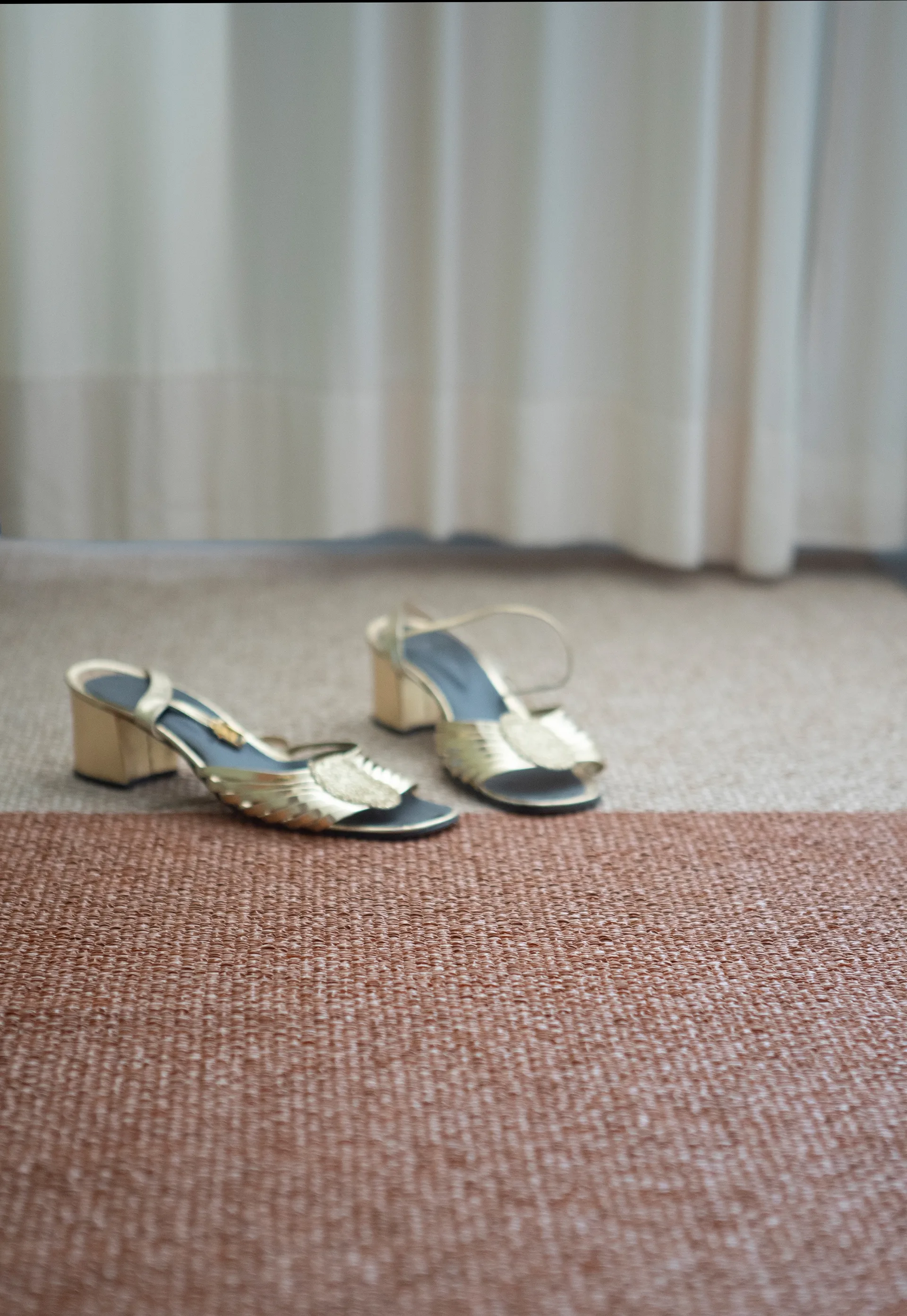 Moor Teppich cream (Cremeweiß-Terrakotta), 70 x 300cm Brita Sweden