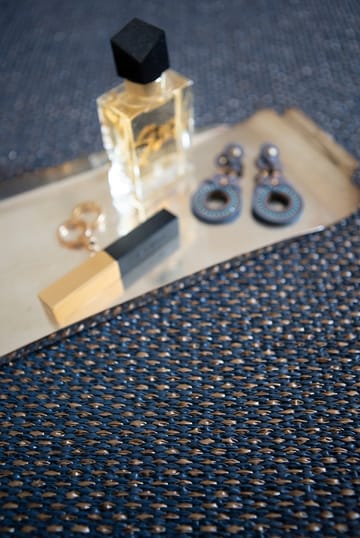 Moor Teppich midnight metallic (Blau-Bronze) - 70 x 200cm - Brita Sweden