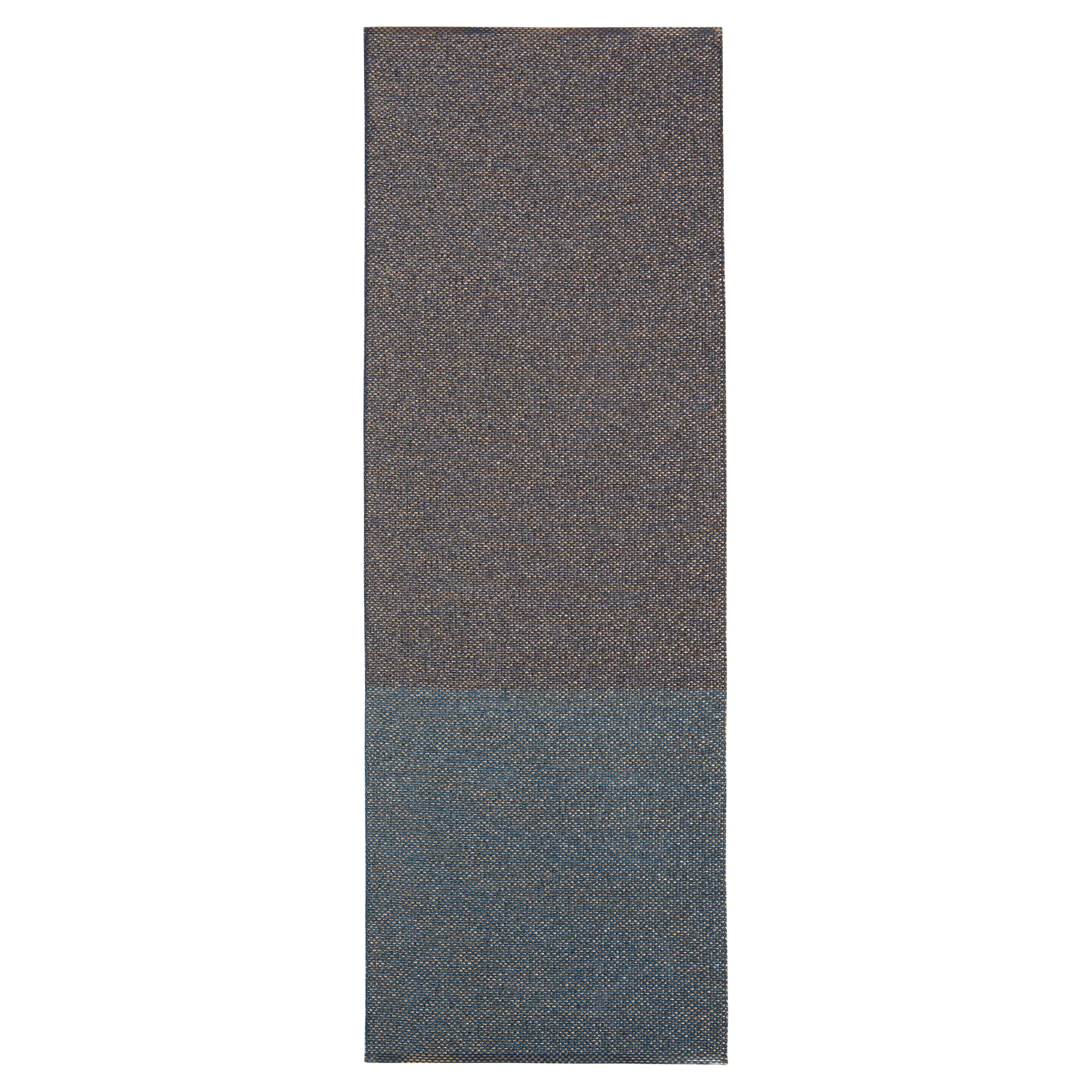 Moor Teppich midnight metallic (Blau-Bronze), 70 x 300cm Brita Sweden
