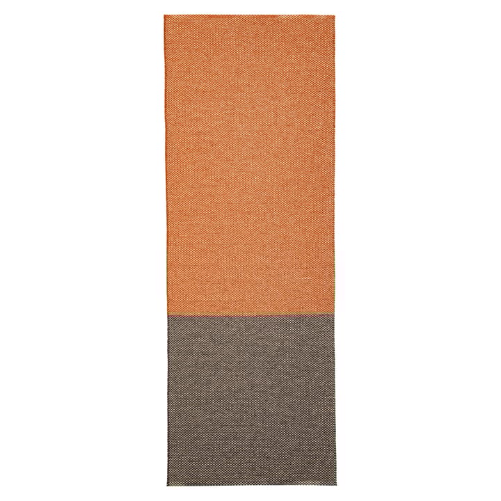 Moor Teppich mud (Schwarz-Terrakotta) - 70 x 300cm - Brita Sweden