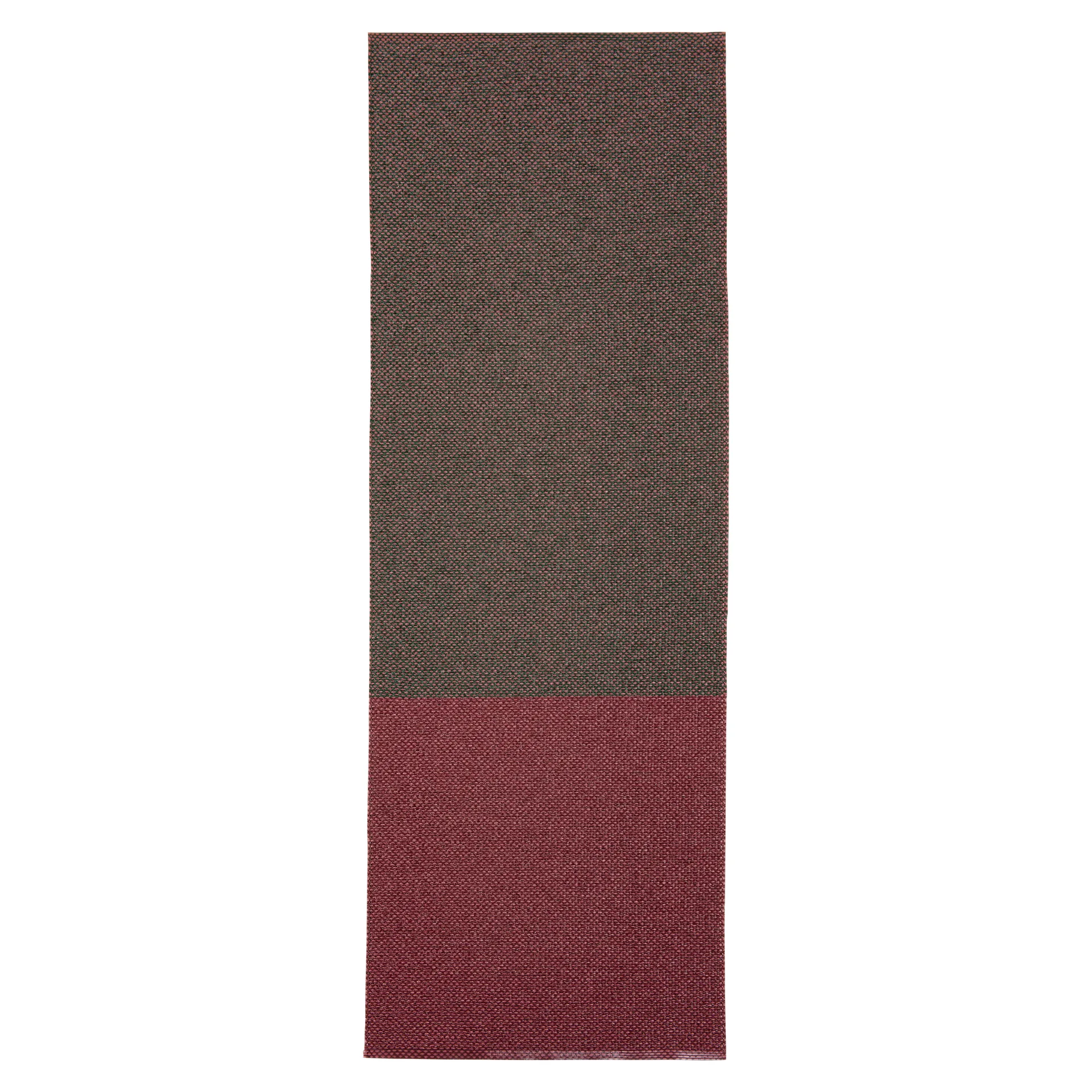 Moor Teppich raspberry (Grün-Rosa), 70 x 300cm Brita Sweden