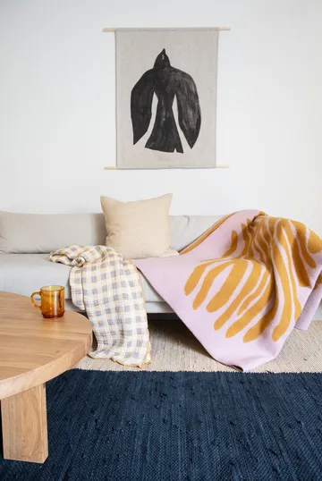 Pine Decke - Pink, 180x130 cm - Brita Sweden