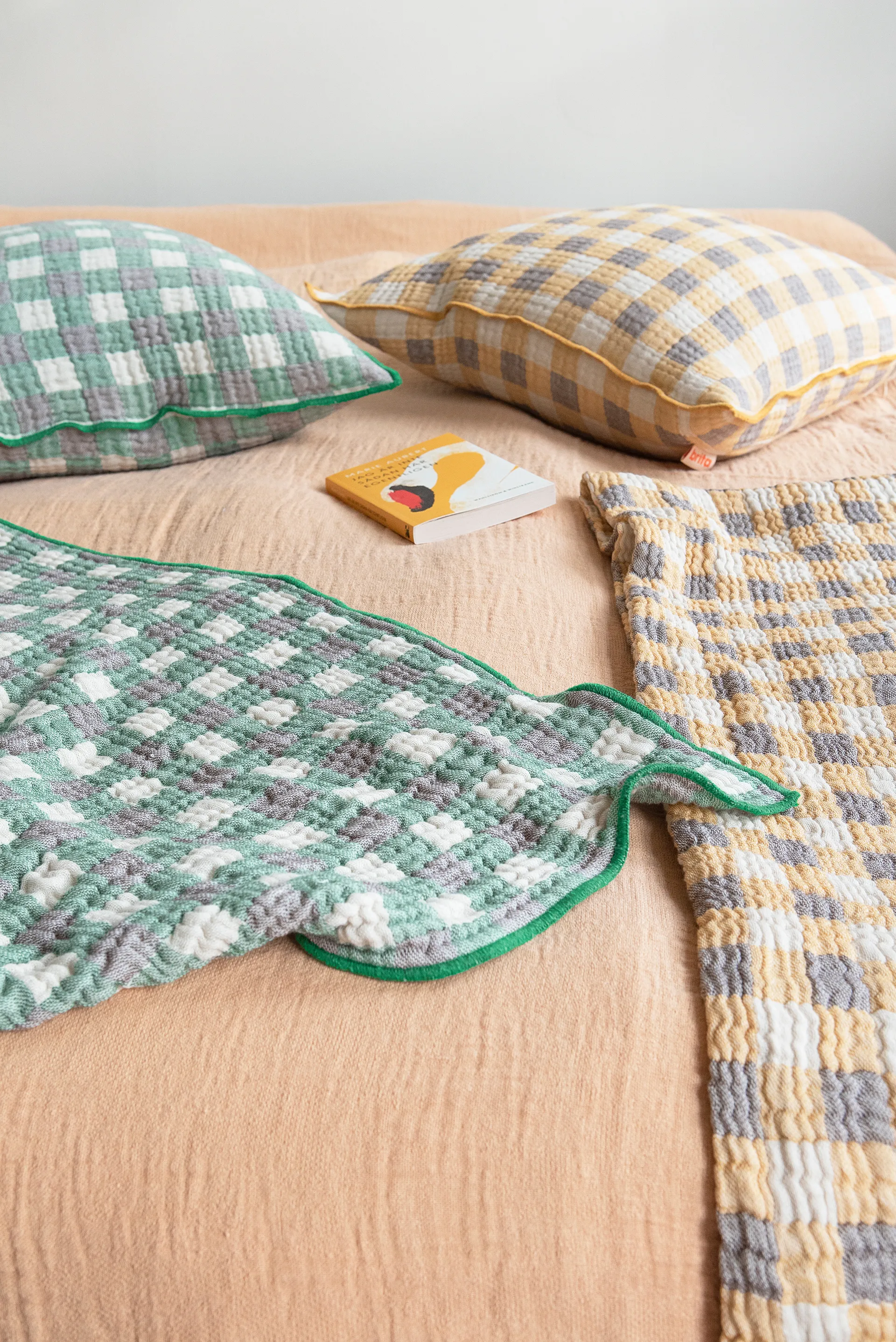 Pomme Kissenbezug, Green, 50x50 cm Brita Sweden