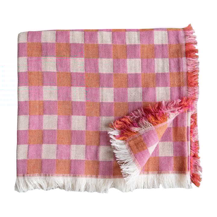 Poppy Wolldecke 130 x 170cm - Rosa - Brita Sweden