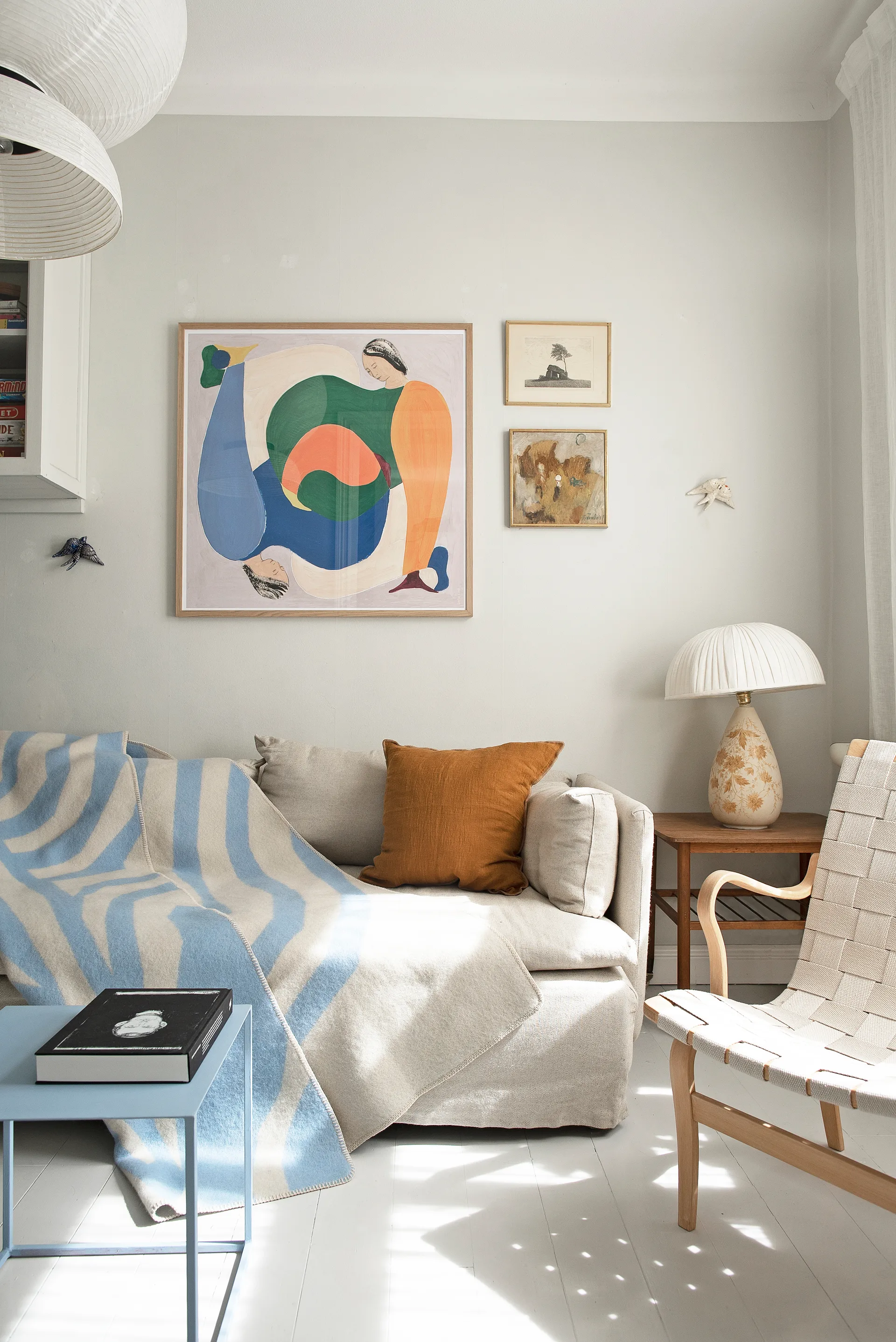 Pugh Decke, Blue, 200x130 cm Brita Sweden