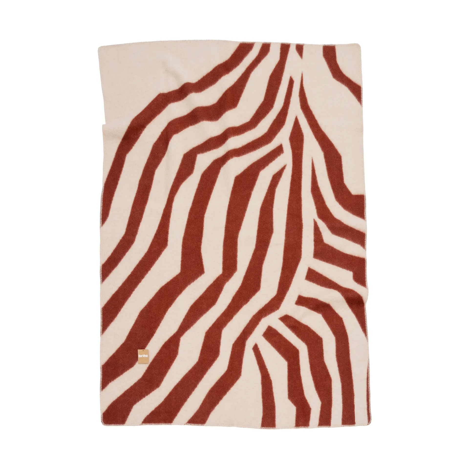 Pugh Decke, Brown, 200x130 cm Brita Sweden