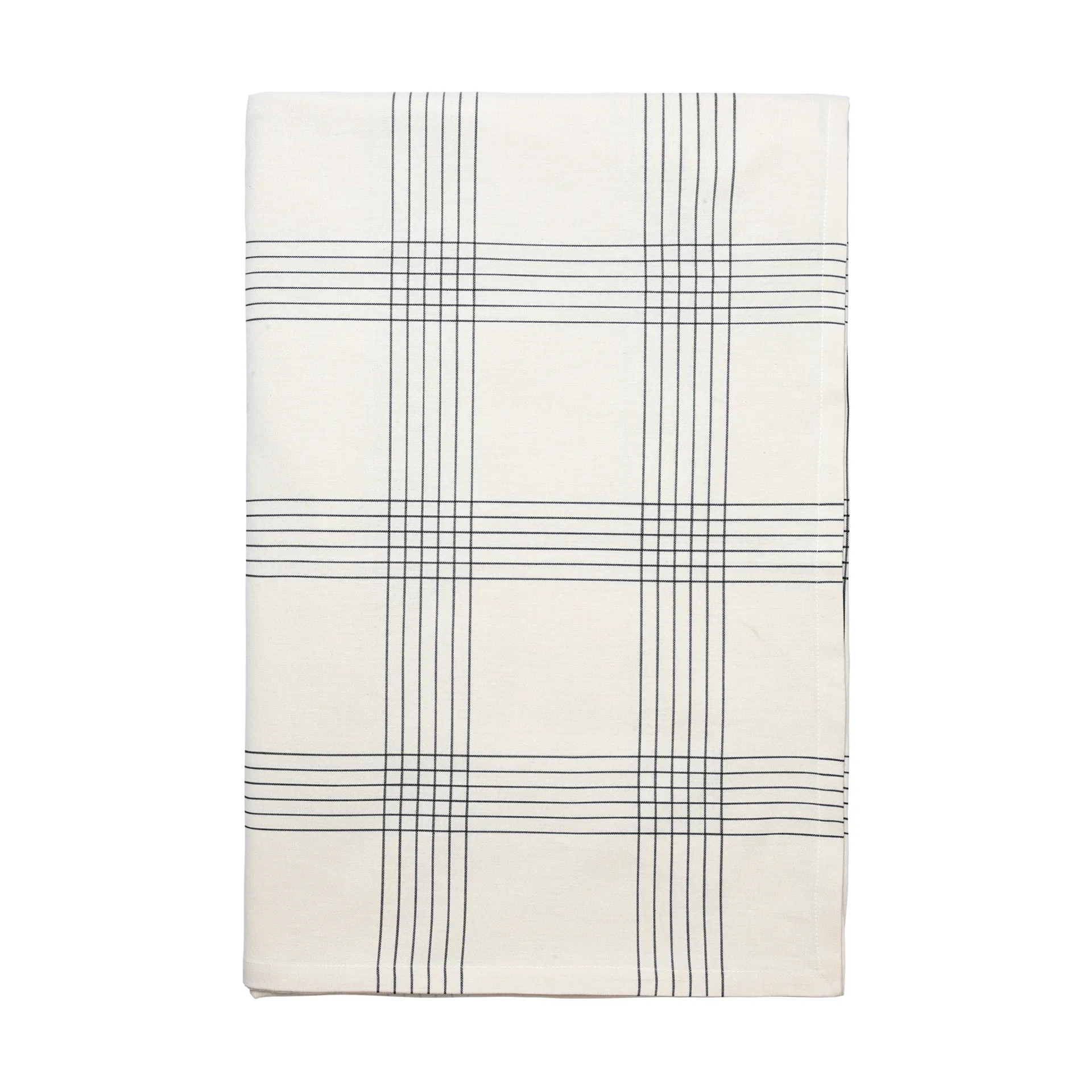 Alice Tischdecke, 160x300 cm, Black-Natural Broste Copenhagen