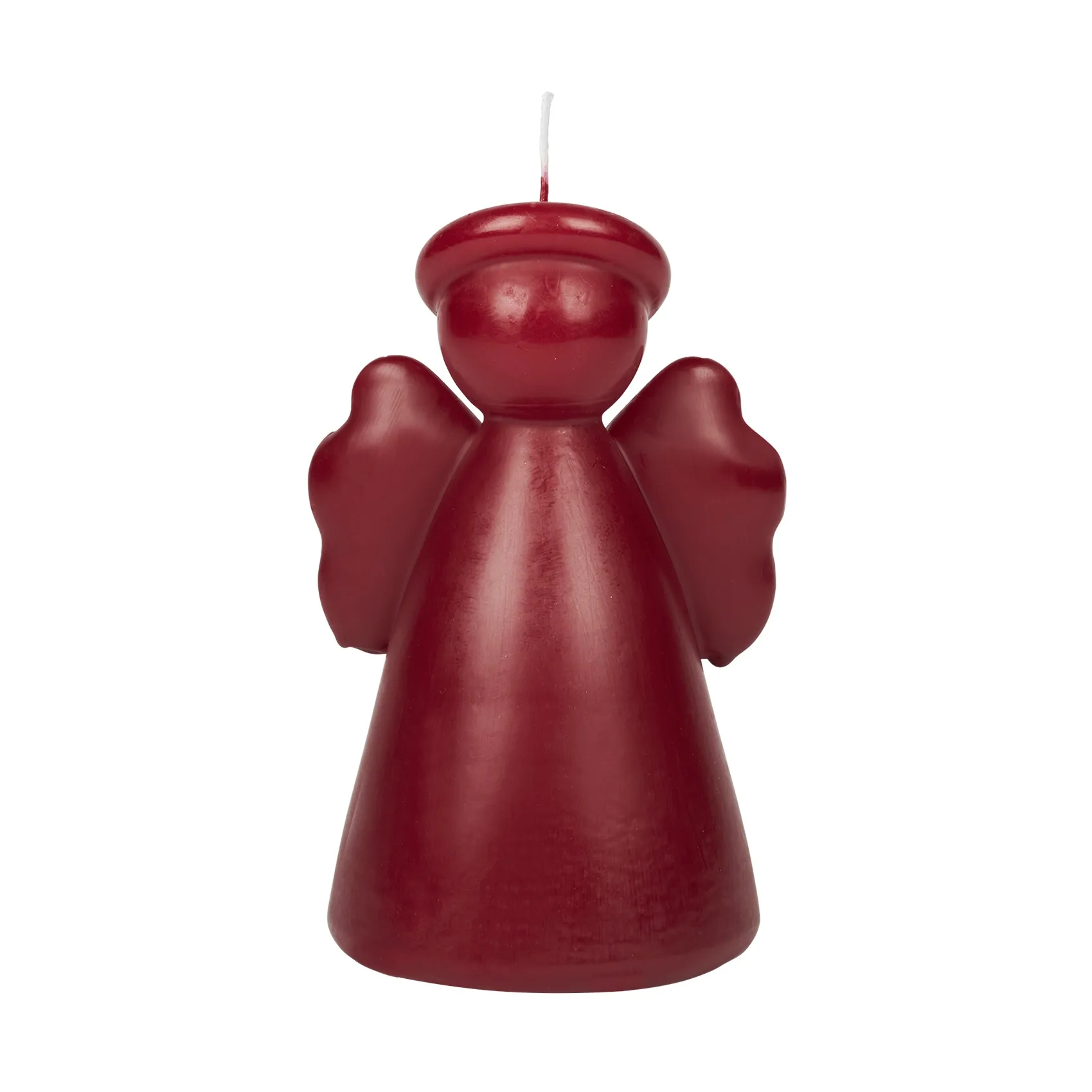 Angel sculpture Kerze 14 cm, Burgundy Broste Copenhagen