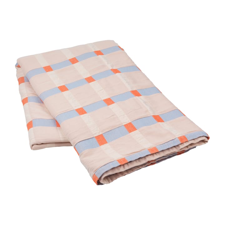 Asta Bettüberwurf 240 x 260cm - Pumkin orange-pale blush - Broste Copenhagen