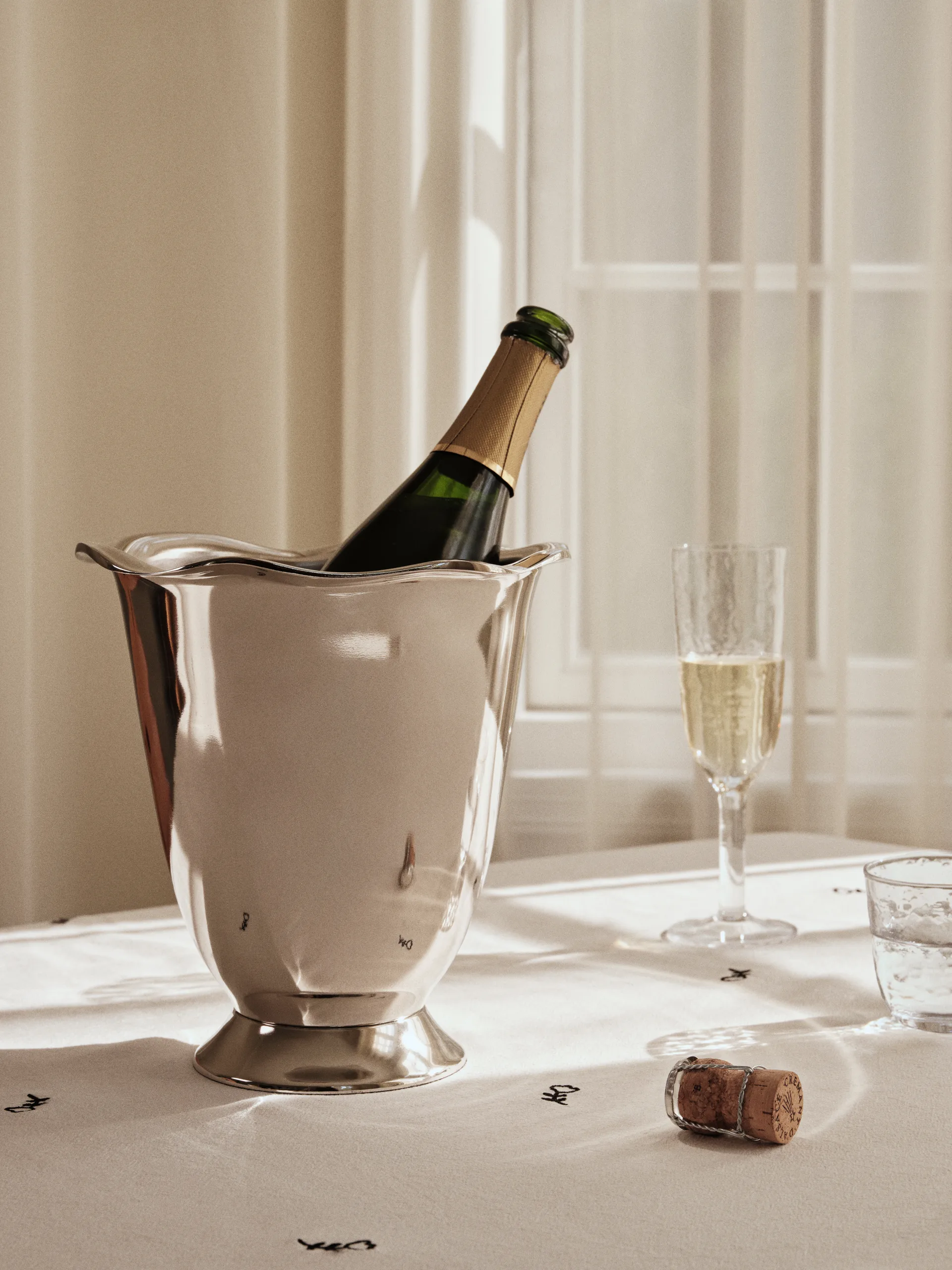 Beatrice Weinkühler Ø23x23 cm, Aluminium Broste Copenhagen