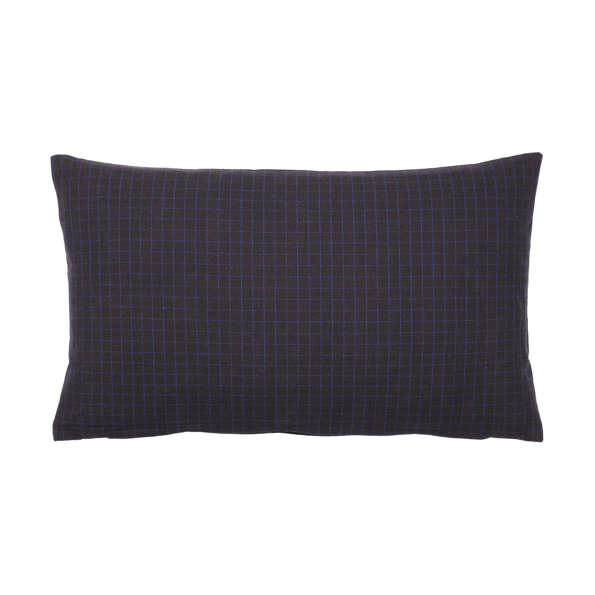 Bodil Kissenbezug 30x50 cm, Black-intense blue Broste Copenhagen
