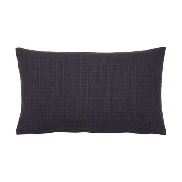 Bodil Kissenbezug 30x50 cm - Black-intense blue - Broste Copenhagen
