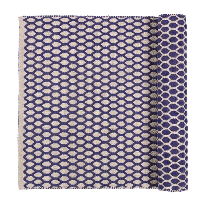 Boris Teppich 70 x 140cm, Maritime blue Broste Copenhagen